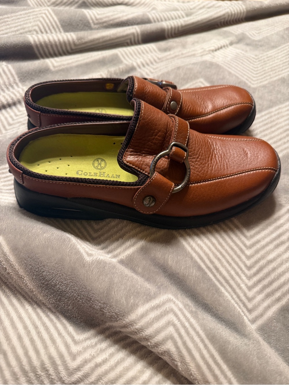 Cole Haan Nike Air mule leather loafers Size 7B